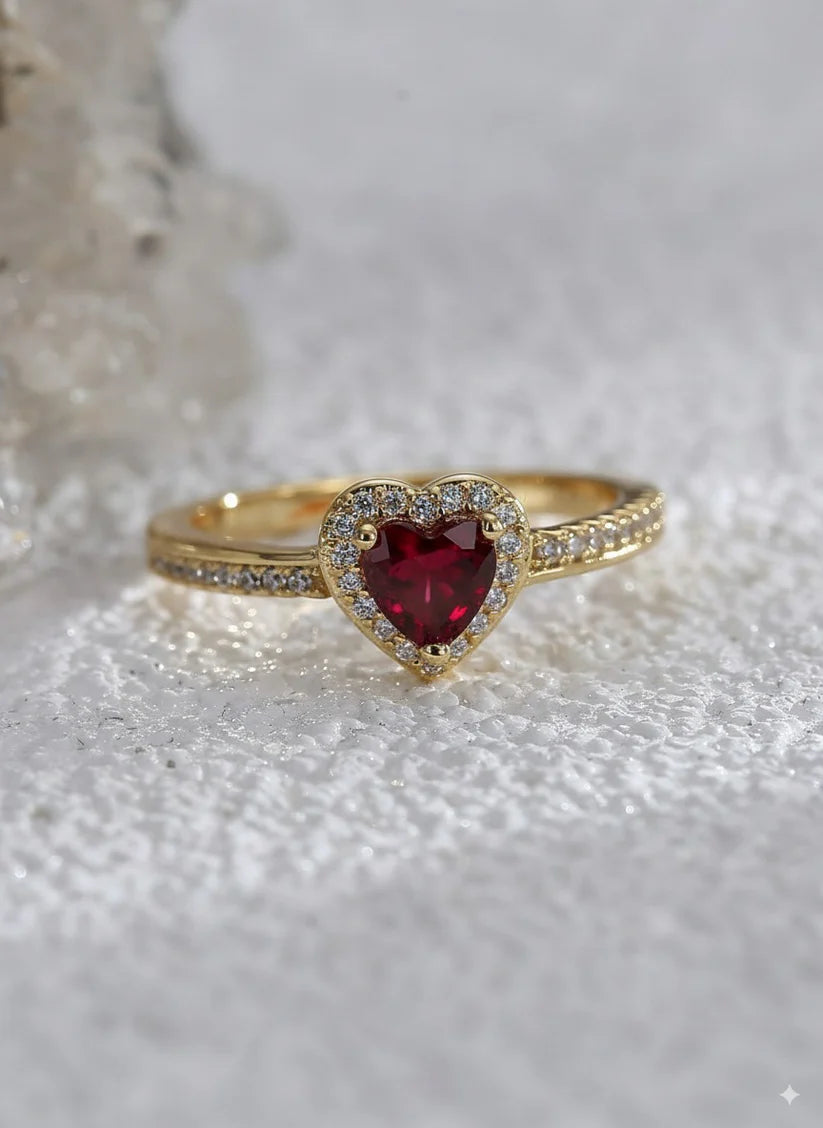 Anillo de promesa Talla ajustable + Caja de regalo