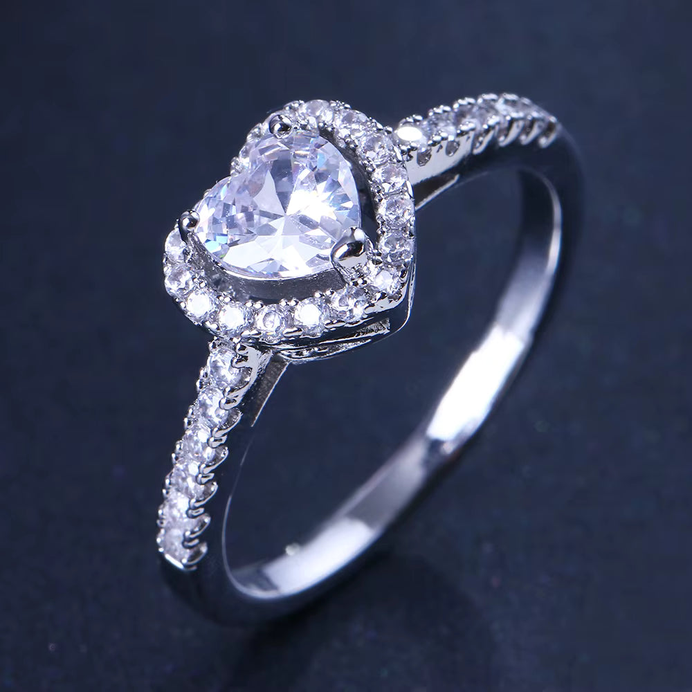 Anillo de promesa Talla ajustable + Caja de regalo