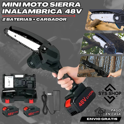 Motosierra Portátil Recargable MegaForce 750W [CORTA TODO]
