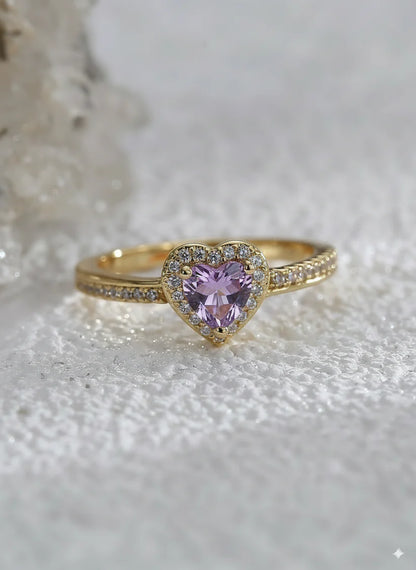 Anillo de promesa Talla ajustable + Caja de regalo