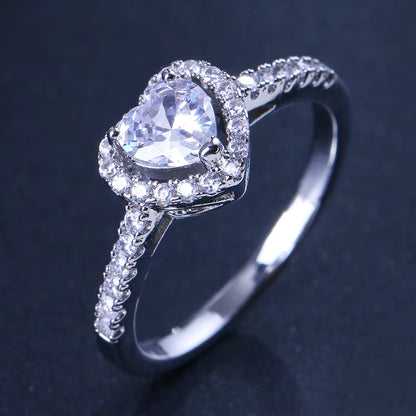 Anillo de promesa Talla ajustable + Caja de regalo