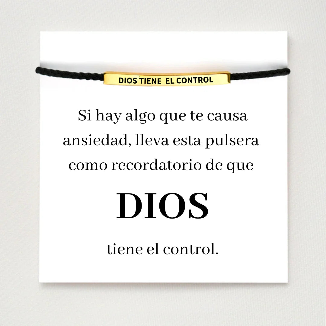 Pulsera Dios tiene el control🙌🙏