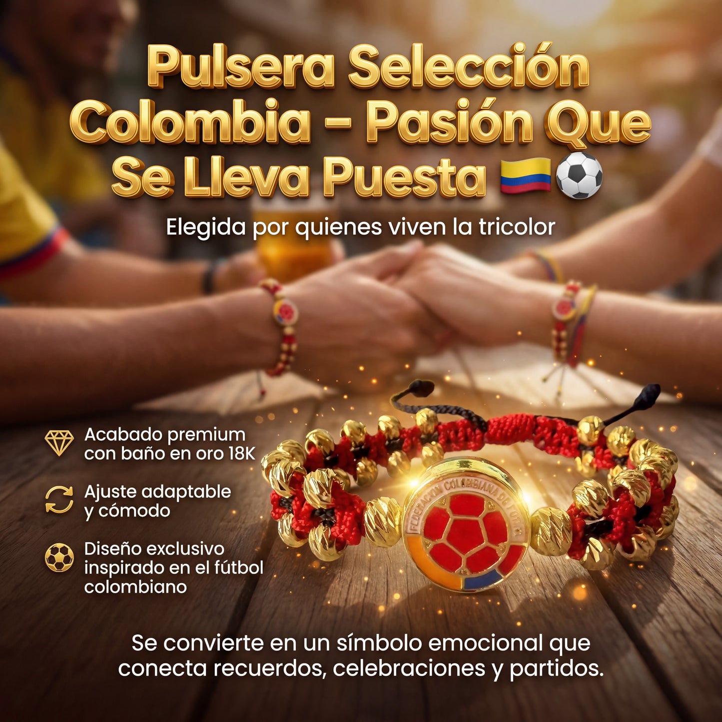 Pulsera oficial selección Colombia